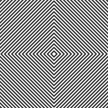Geometrik doğrusal arka plan, geometrik baskı, afiş satırları, soyut poster, optik yanılsama ile. Vektör çizim