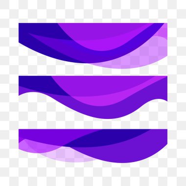 Soyut vektör arka plan, broşür, Web sitesi, el ilanı tasarımı için şeffaf salladı satırları ayarlayın. Dalgalı arka plan, dalga. Şeffaf eğrisi. Vektör çizim