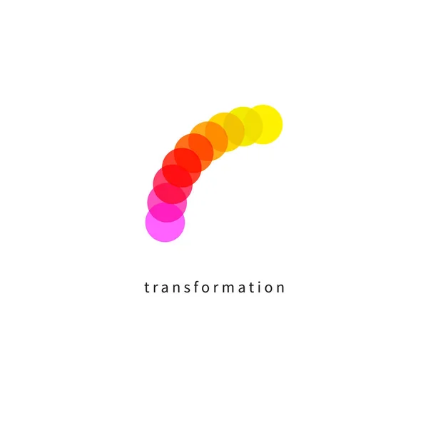 Icon change, transformation, evolution, development transformation coaching Vector illustration