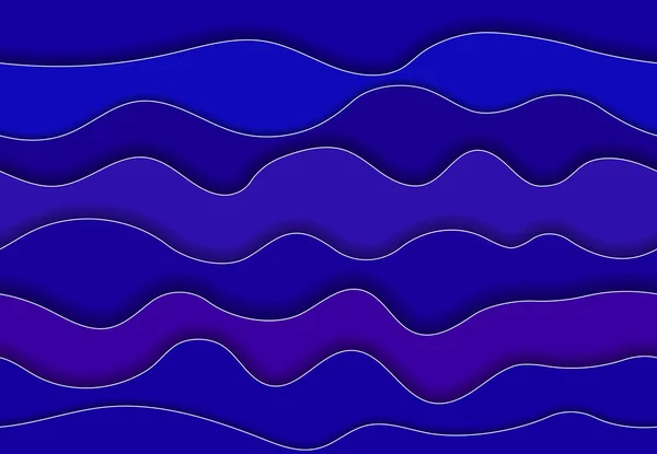 Абстрактные синие волны — стоковый вектор