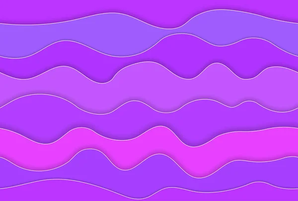 无缝的样式海 手绘波浪背景 波浪横幅 抽象海 抽象波浪 向量例证 — 图库矢量图片
