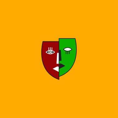 yüzlerin iki yarısı
