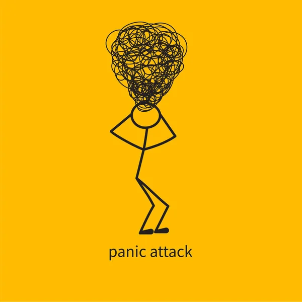 Panic attack illustration