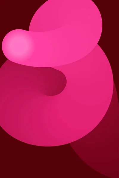 Αφίσα με ροζ υγρό ντεγκραντέ — Διανυσματικό Αρχείο