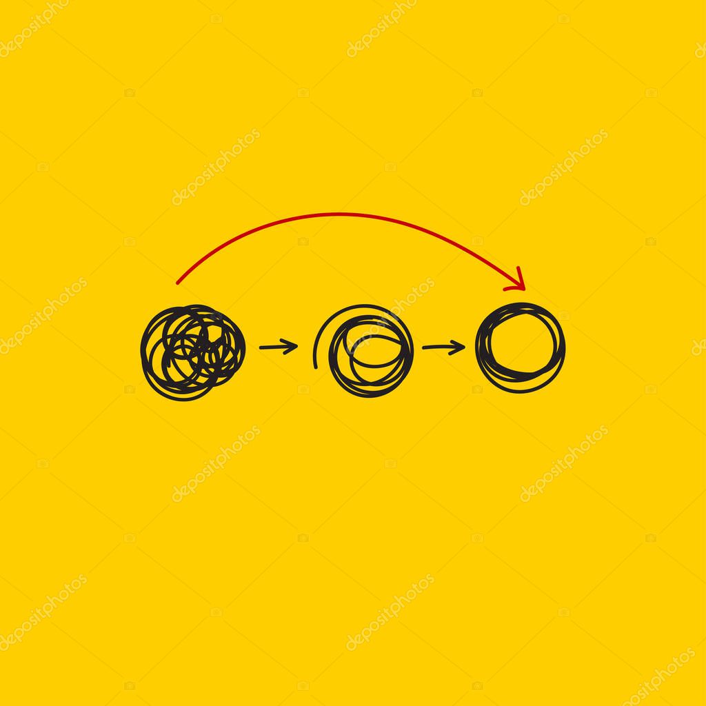 Accelerated development, external, abstract business icon, express training Vector sketch