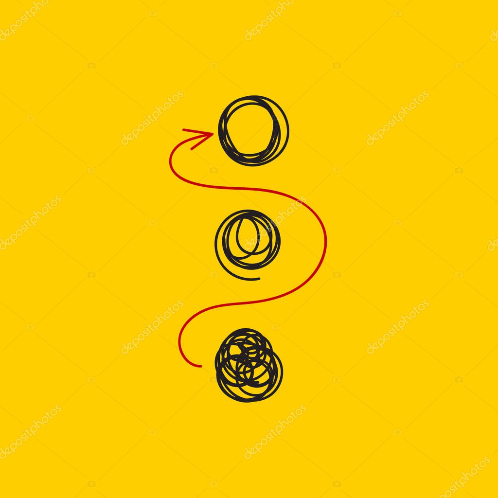 Accelerated development, external, abstract business icon, express training Vector sketch