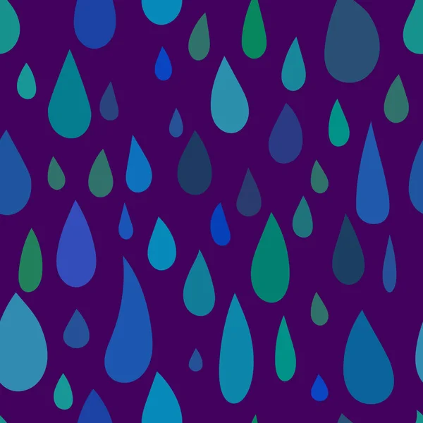 Pluie dessinée à la main — Image vectorielle