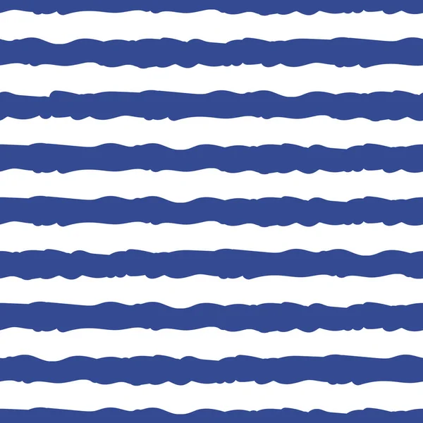 Doodle ondas azules y blancas — Archivo Imágenes Vectoriales