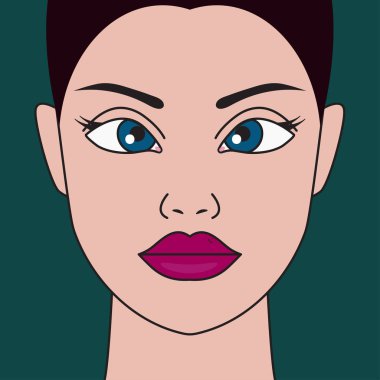 şaşı ile kız yüzü