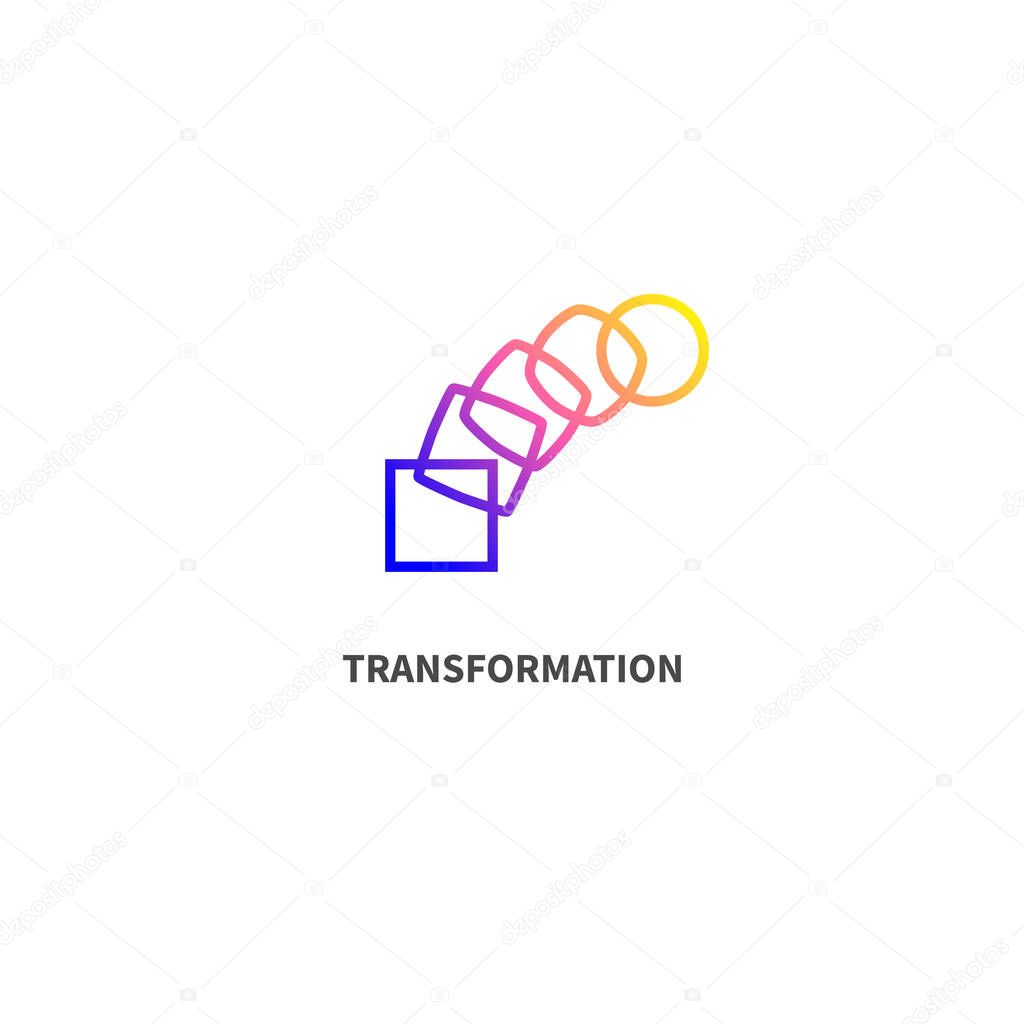 Change icon, transformation, evolution, development