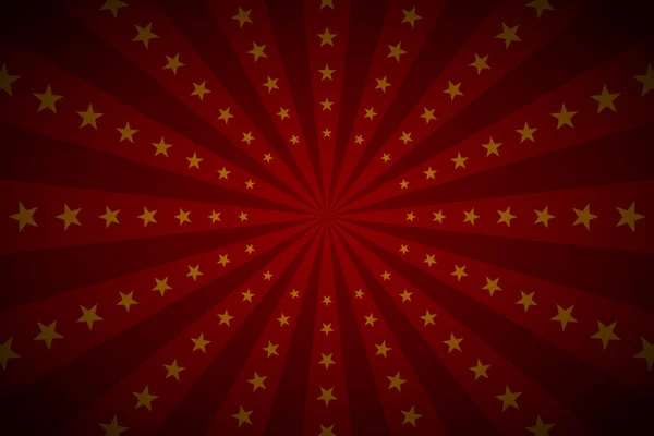 Τσίρκο Vintage Φόντο Διάνυσμα Σκούρο Κόκκινο Τσίρκο Ρετρό Αφίσα Αστέρια — Διανυσματικό Αρχείο