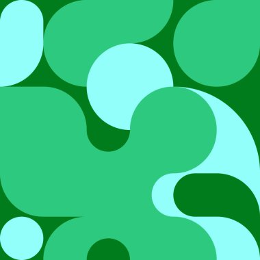 Geometrik şekilli parlak bauhaus arkaplanı, 80 'lerin modası, modern grafik tasarımı, İsviçre deseni. Vektör illüstrasyonu