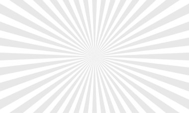 Merkezden gelen ışınlarla soyut geometrik tek renkli arkaplan