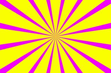 Işınlar ile pop sanat afişi. Patlama posteri. Güneş patlamalı komik desen. Güm retro arka plan. Vektör illüstrasyonu