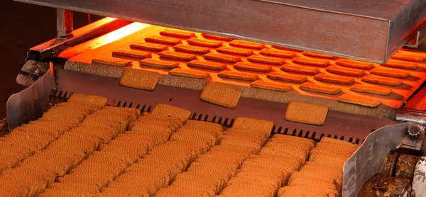 Cookie fabriek maken — Stockfoto