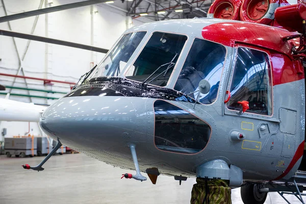 Instalação de aviação de helicóptero — Fotografia de Stock
