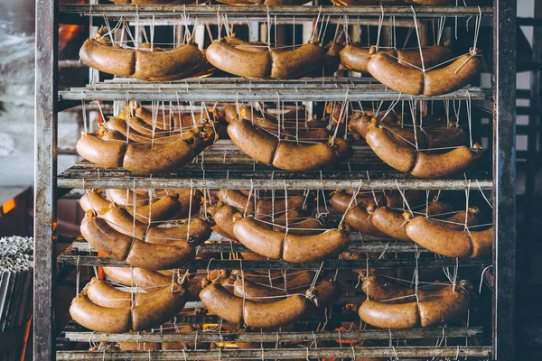 Salsiccia fabbrica di carne — Foto Stock