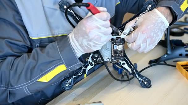 Drone kırık düzeltme — Stok video