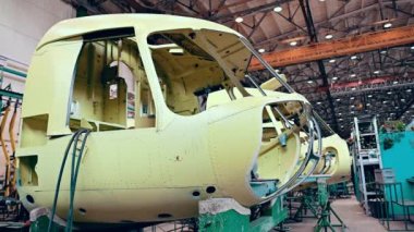 Helikopter havacılık tesisi sanayi yapımı