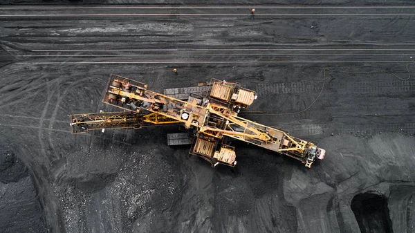 Minería de carbón desde arriba — Foto de Stock