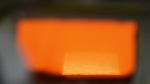 Złoto ciepła odlewania gorąco fabryki górnictwa — Wideo stockowe