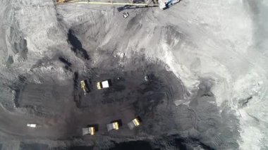 Açık maden kömür madencilik hava siyah