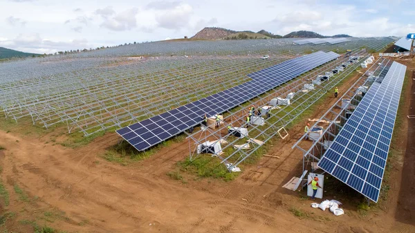 Solar panel energy electricity construction installation built