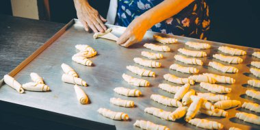 kurabiye yapma fabrika fırın taze aşçı bisküvi