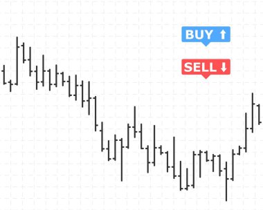 Mali verileri grafik Bar. Forex hisse senedi kripto para birimi veri görselleştirme.