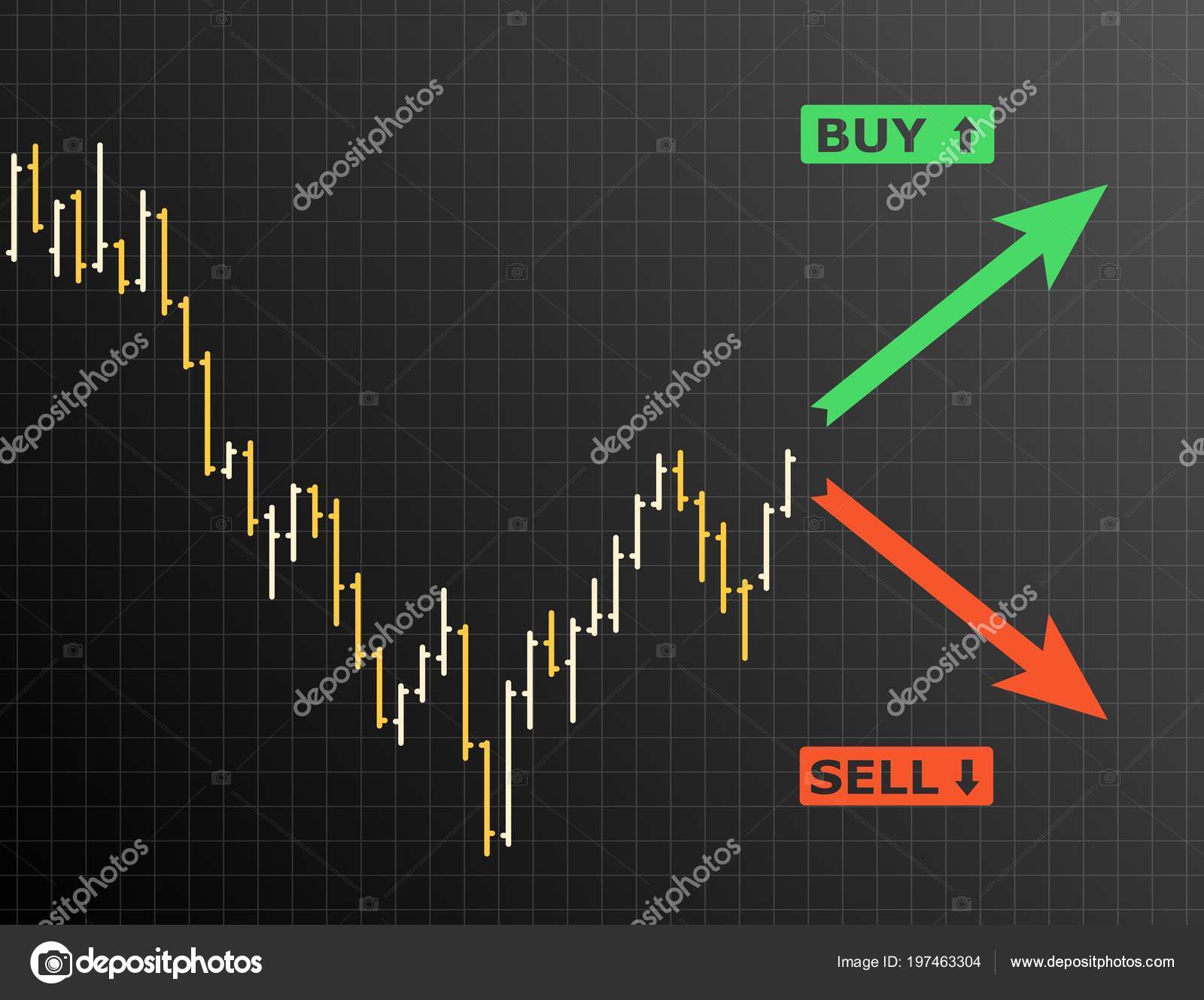 Bar Financial Data Graph Forex Stock Crypto Currency Data - 