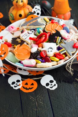 Ya parani ya canini - Halloween Jack o fener şeker kase