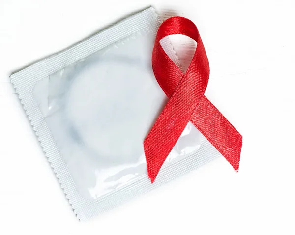 Aids Hastalarının Dünya Anma Günü Bilgi Kartı Hiv Aids Önleme — Stok fotoğraf