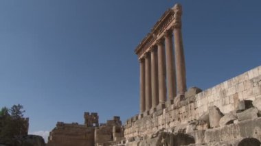 Lübnan 'daki Baalbek Roma Harabeleri, bir UNESCO Dünya Mirası sahası