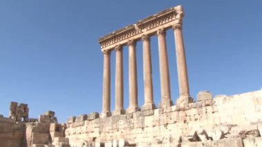 Lübnan 'daki Baalbek Roma Harabeleri, bir UNESCO Dünya Mirası sahası