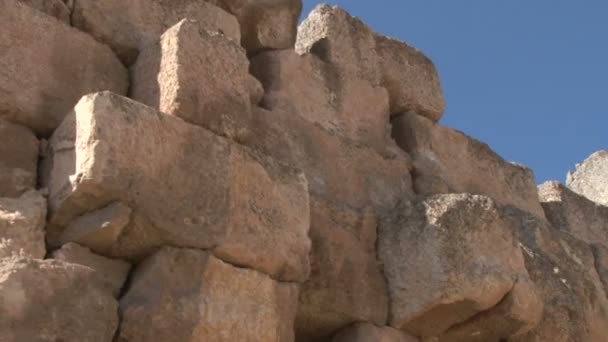 Die Römischen Ruinen Von Baalbek Libanon Unesco Weltkulturerbe — Stockvideo