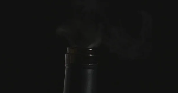 Sacacorchos Abrir Una Botella Vino Tinto — Foto de Stock