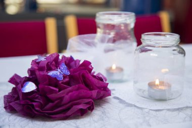 Faroe Adaları'ndaki bir düğün, düğün süslemeleri 