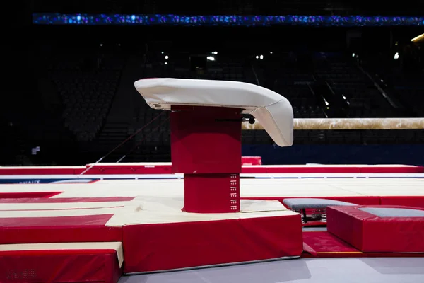 Équipement Gymnastique Dans Une Salle Gymnastique Paris — Photo