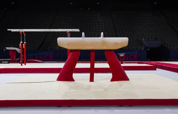 Gymnastic Equipment Gymnastic Arena Paris — Stock Photo, Image