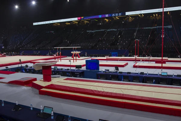 Équipement Gymnastique Dans Une Salle Gymnastique Paris — Photo