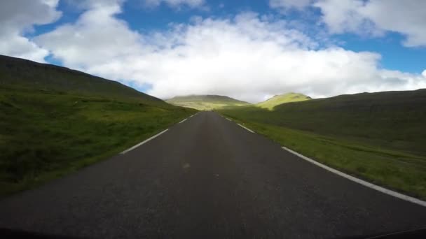Viajar Campo Nas Ilhas Faroé — Vídeo de Stock