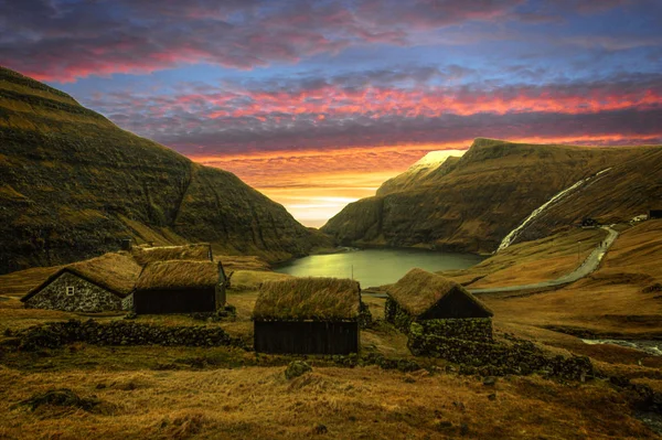 Природа Фарерських Островів Північній Атлантиці — стокове фото