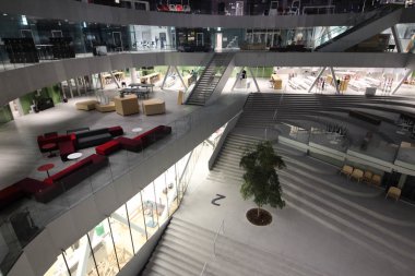 Faroe Adaları'nda bir üniversite iç 