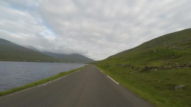 Reizen Het Platteland Faeröer — Stockvideo
