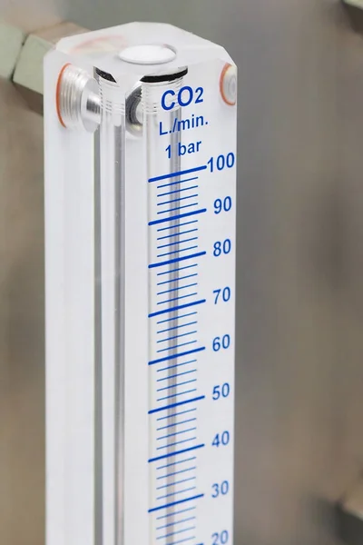 Carbon Monoxide Level Meter Industrial Environment — Stock Photo, Image