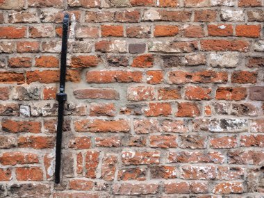 Hollanda, Leiden 'da bulunan tuğlaların tarihi tuğlaları.