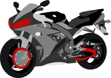 modern spor bisiklet takım moto