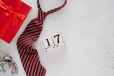 Babalar günü kavramı kopya alanı ile. 17 Haziran.