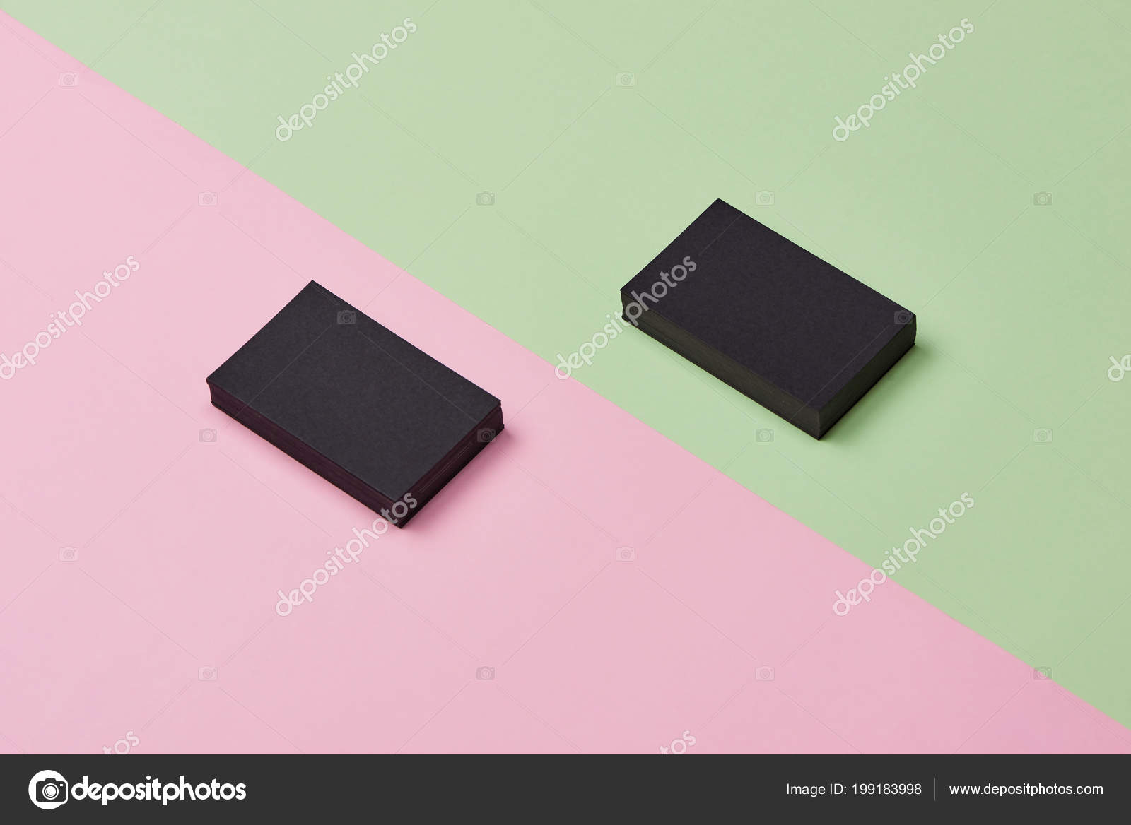Download Mall För Branding Identitet Visitkort Mockup TvÃ¥ Färgbakgrund — Stockfotografi © makidotvn ...
