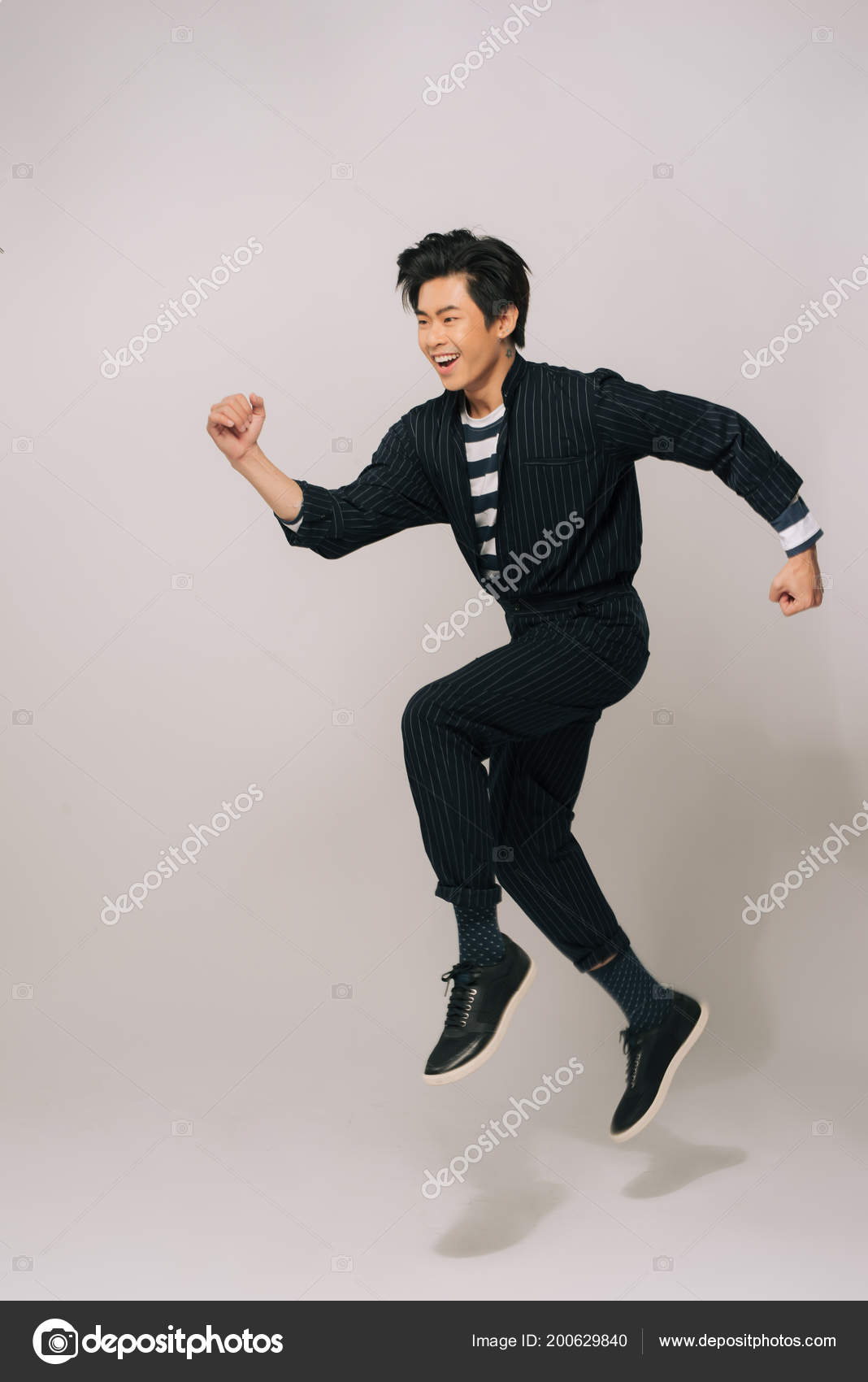 Jumping Man Happy Excited Funny Portrait Young Casual Male Male Stock Photo by ©makidotvn 200629840 Jumping Man Happy Excited Funny Portrait Young Casual Male Male Stock Photo by ©makidotvn 200629840